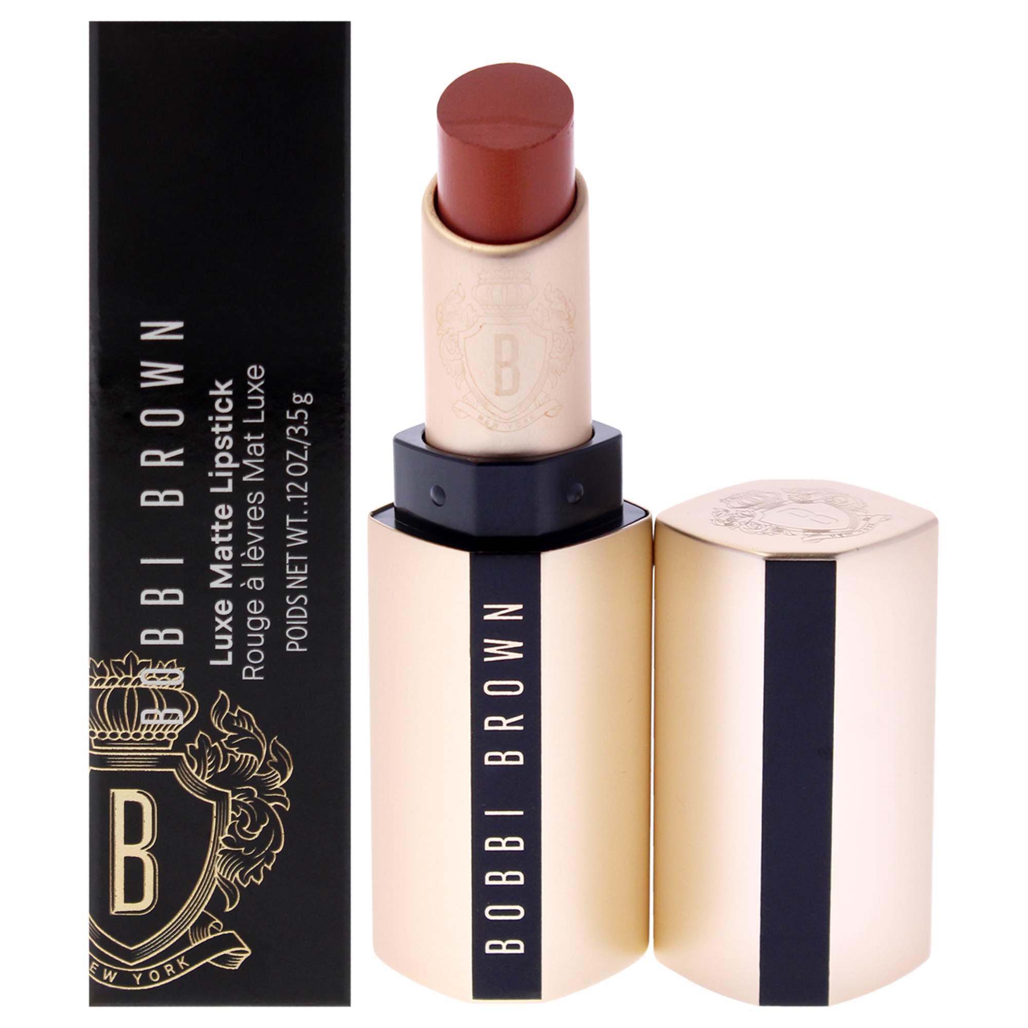 Lápiz Labial Bobbi Brown Luxe Matte 137 Downtown Rose - Venta Internacional