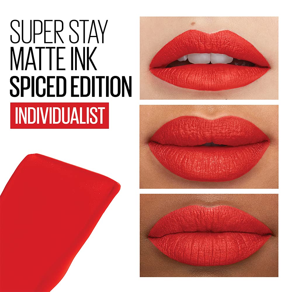 Foto 7 pulgar | Lápiz Labial Líquido Maybelline Superstay Matte Ink Spiced 5 Ml - Venta Internacional.