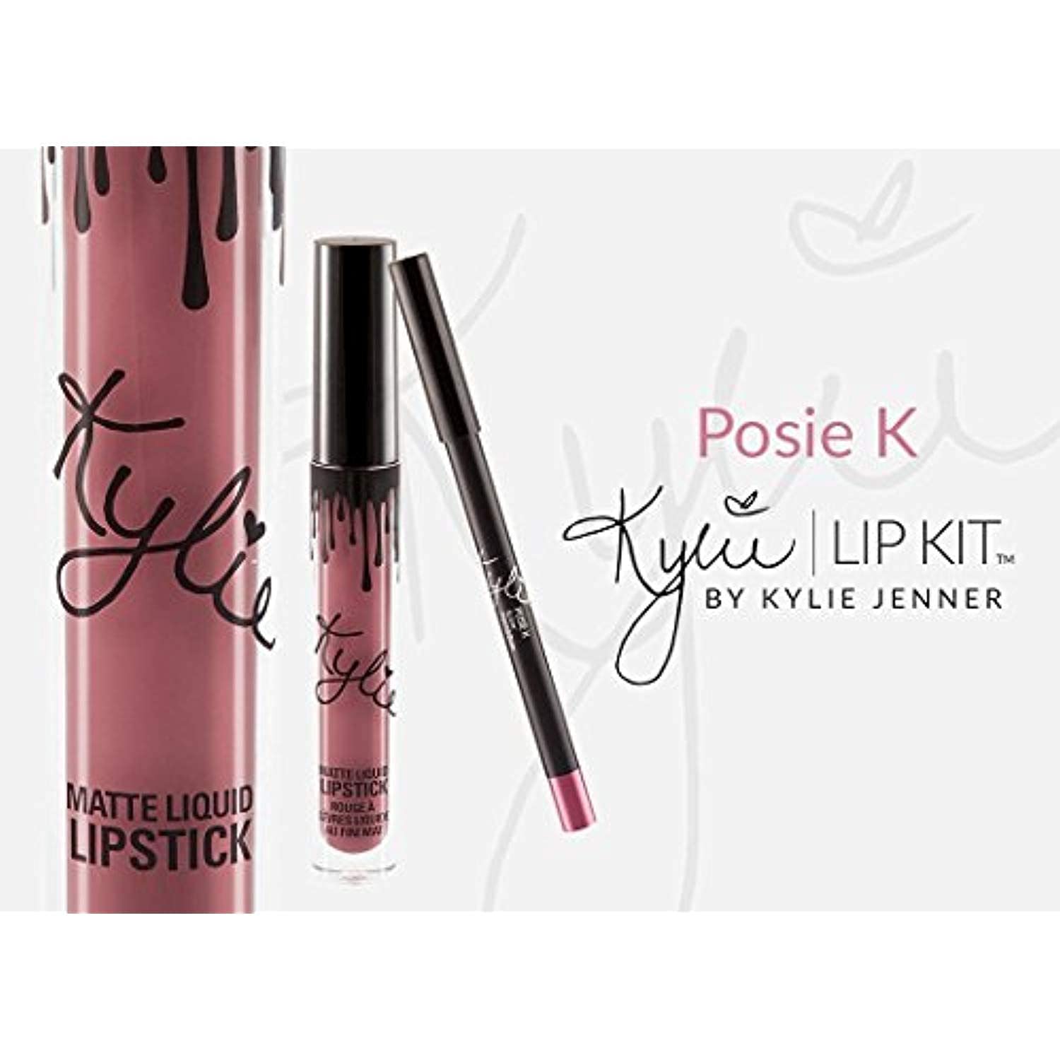 Foto 3 pulgar | Lip Kit Kylie Cosmetics, Delineador De Labios Y Lápiz Labial Líquido Posie K - Venta Internacional.