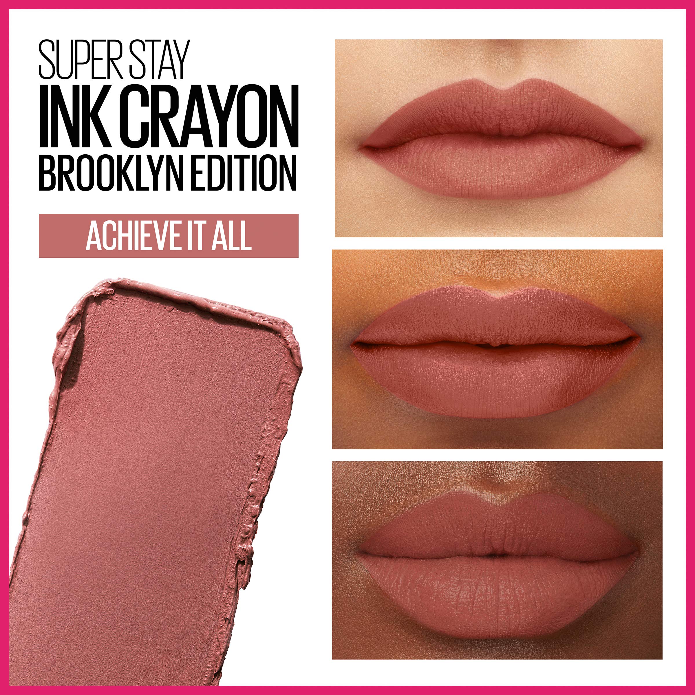 Foto 3 pulgar | Lápiz Labial Maybelline Super Stay Ink Crayon Matte, 1,2 Ml, Paquete De 2 - Venta Internacional.