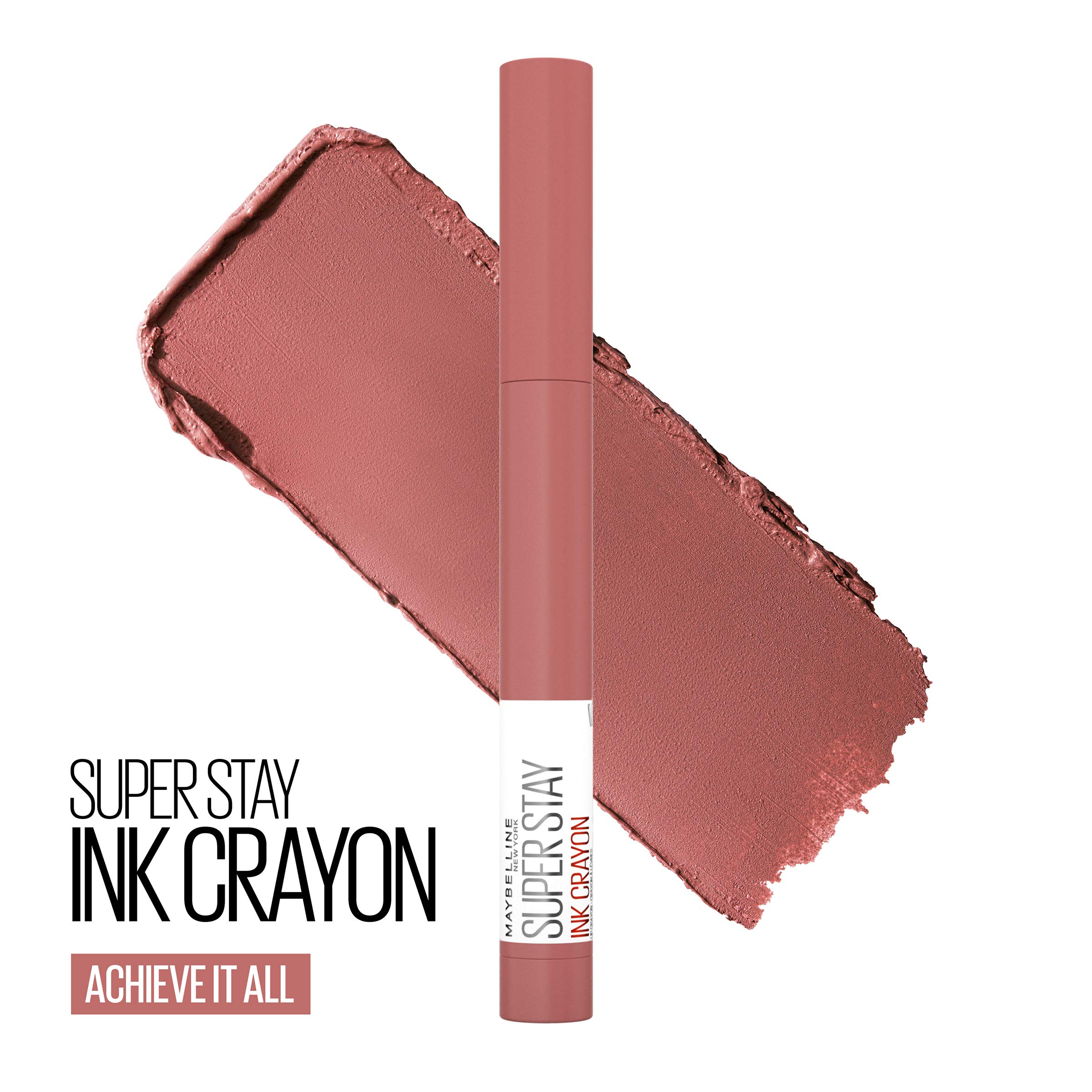 Foto 3 | Lápiz Labial Maybelline Super Stay Ink Crayon Matte, 1,2 Ml, Paquete De 2 - Venta Internacional.