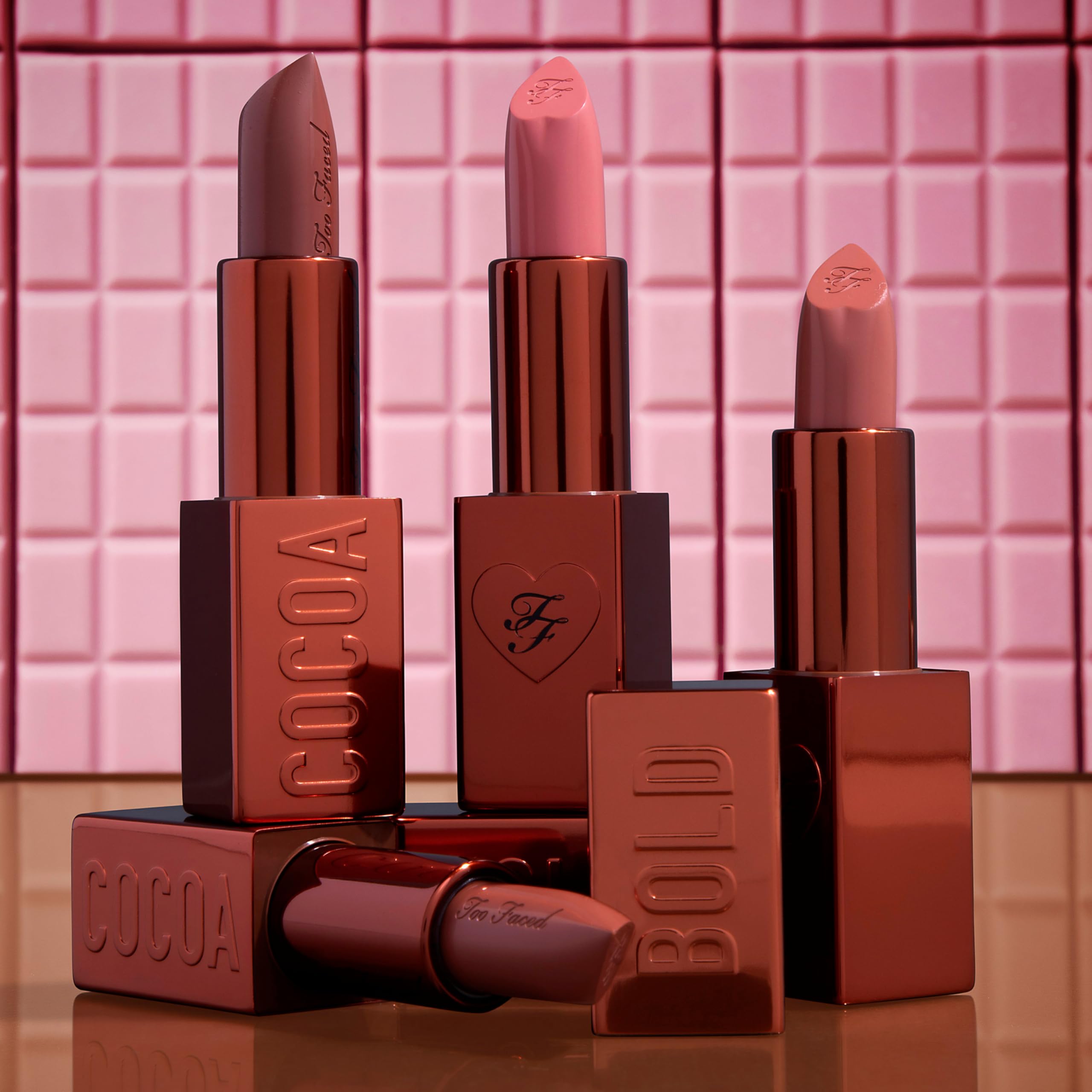 Foto 4 pulgar | Lipstick Too Faced Cocoa Bold, Batido Mate Con Alto Contenido De Pigmentos - Venta Internacional.