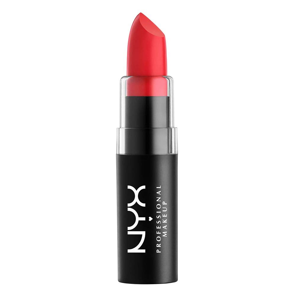 Lápiz Labial Nyx Professional Makeup Matte Pure Red - Venta Internacional.