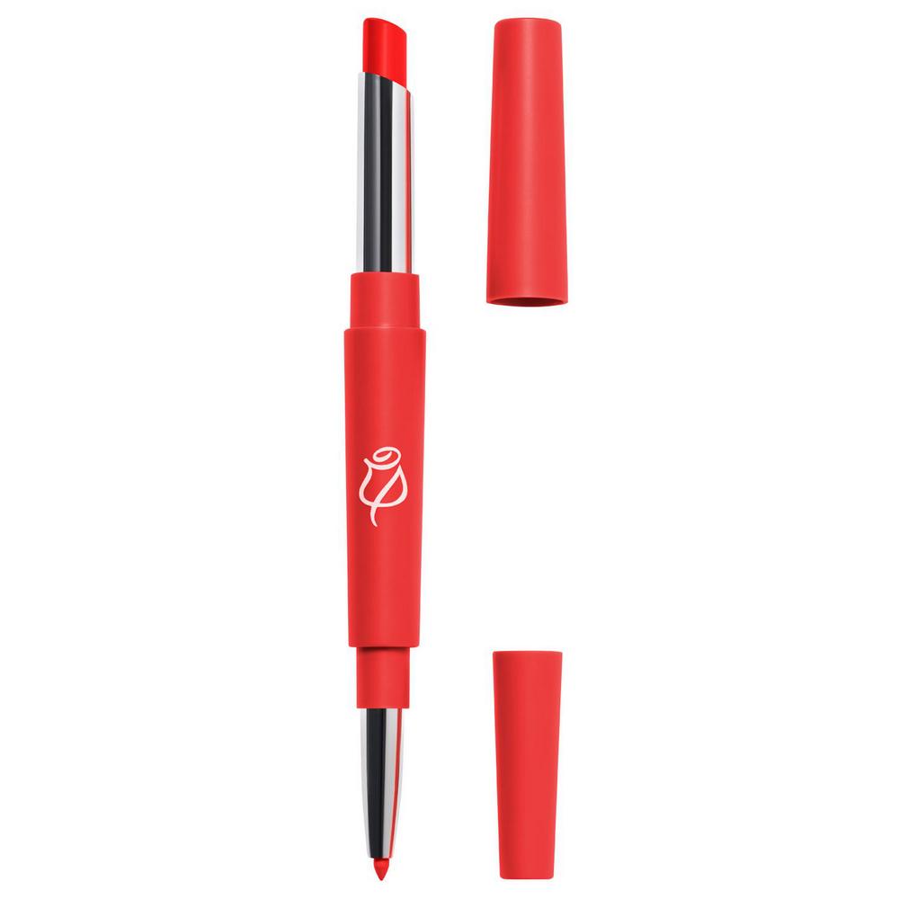 Foto 1 | Labial y Delineador para Labios 2 en 1 Ilusión Rojo