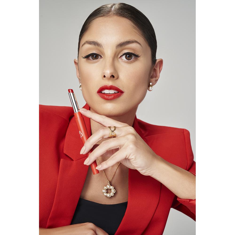 Foto 2 | Labial y Delineador para Labios 2 en 1 Ilusión Rojo