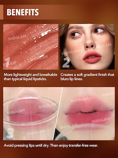 Foto 5 | Lápiz Labial Sheglam Soft Haze Lip Blur Waterproof Matte Lip Blur - Venta Internacional.