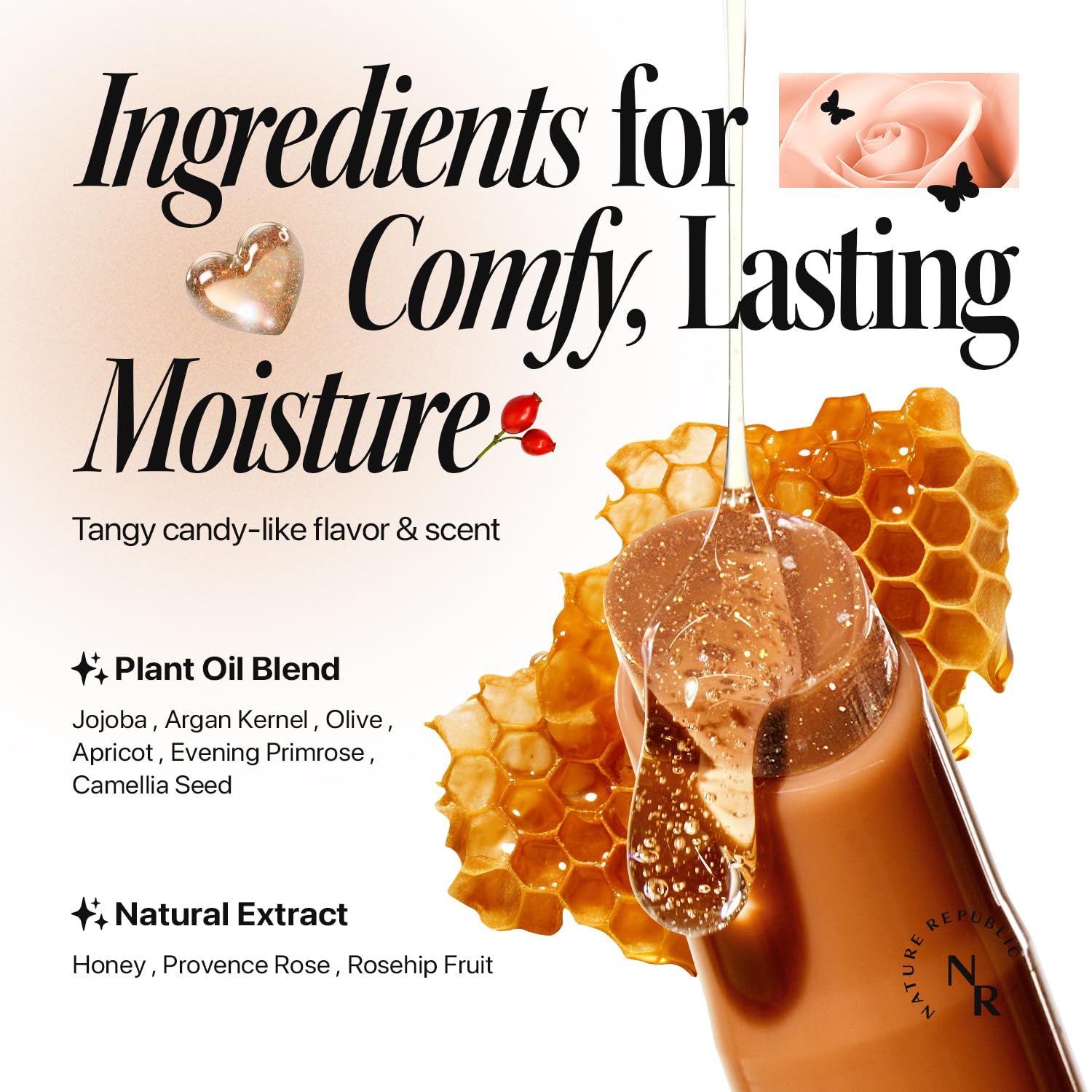 Foto 5 | Lápiz Labial Nature Republic Honey Melting 13-14 Glitter Maple - Venta Internacional.