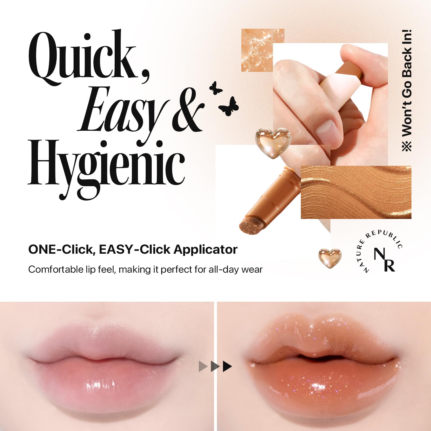 Foto 7 pulgar | Lápiz Labial Nature Republic Honey Melting 13-14 Glitter Maple - Venta Internacional.
