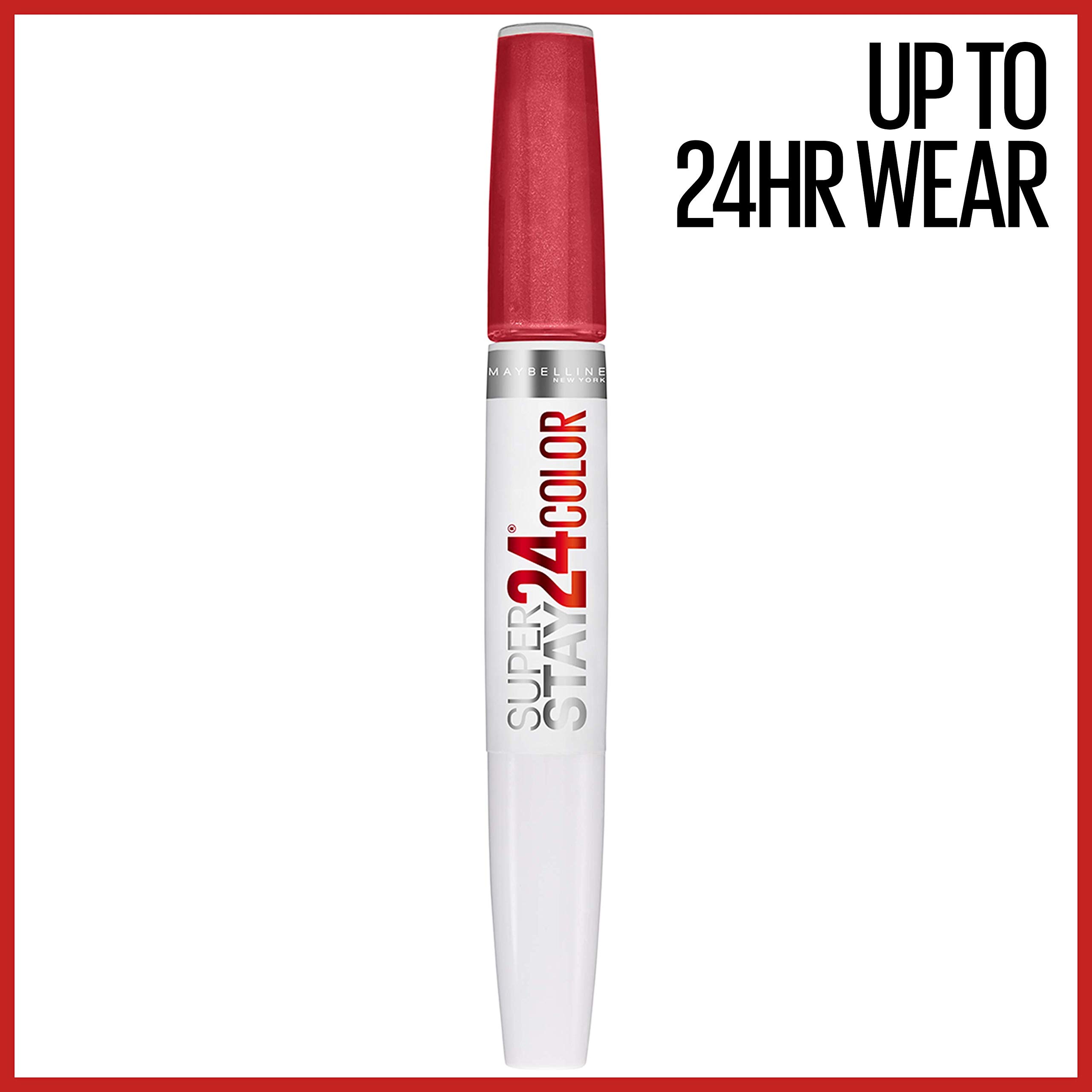 Foto 3 pulgar | Lápiz Labial Líquido Maybelline Super Stay 24 Continuous Coral - Venta Internacional.
