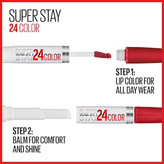 Foto 5 | Lápiz Labial Líquido Maybelline Super Stay 24 Continuous Coral - Venta Internacional.