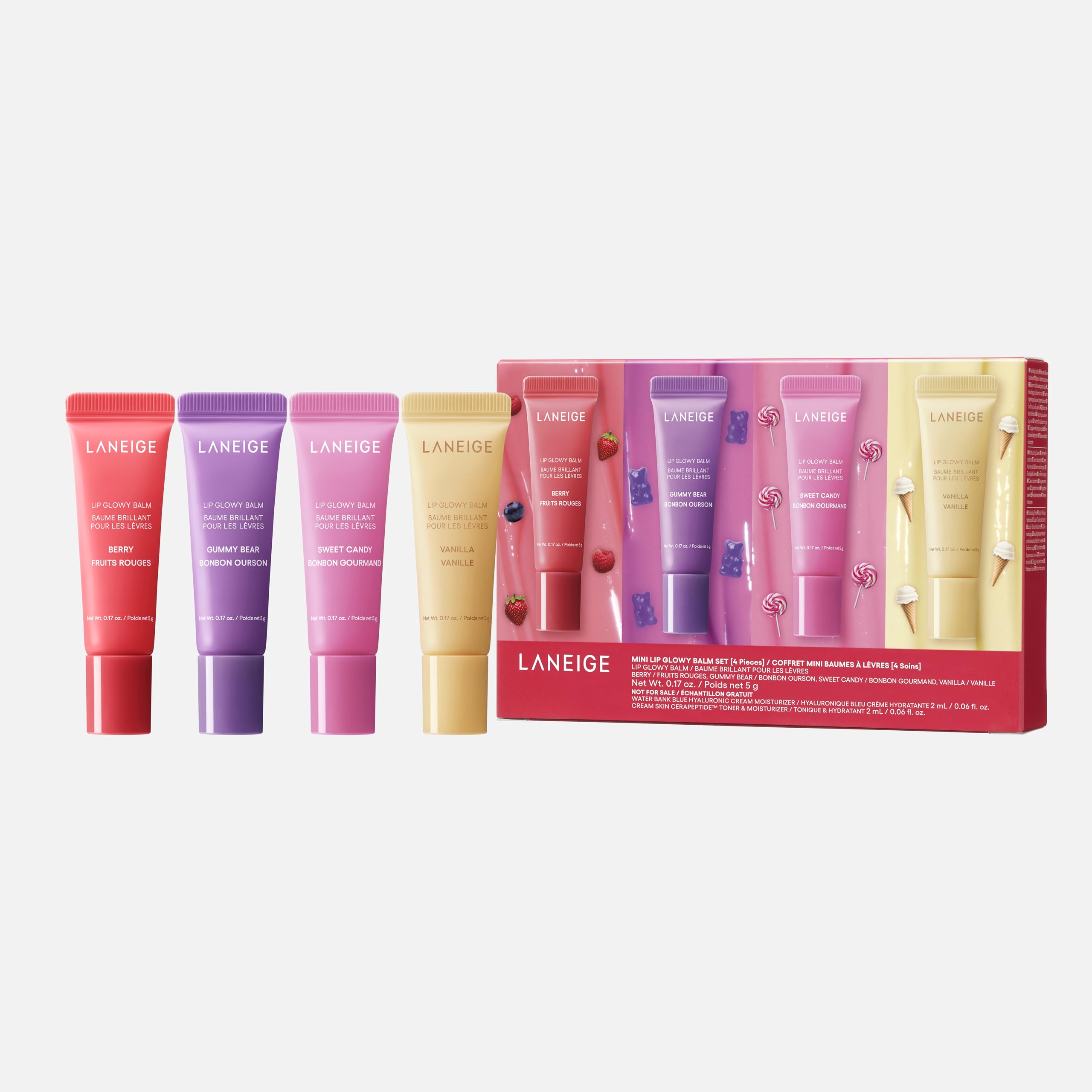 Foto 2 pulgar | El Set De Bálsamo Labial Laneige Mini Mantiene Los Labios Hidratados - Venta Internacional.