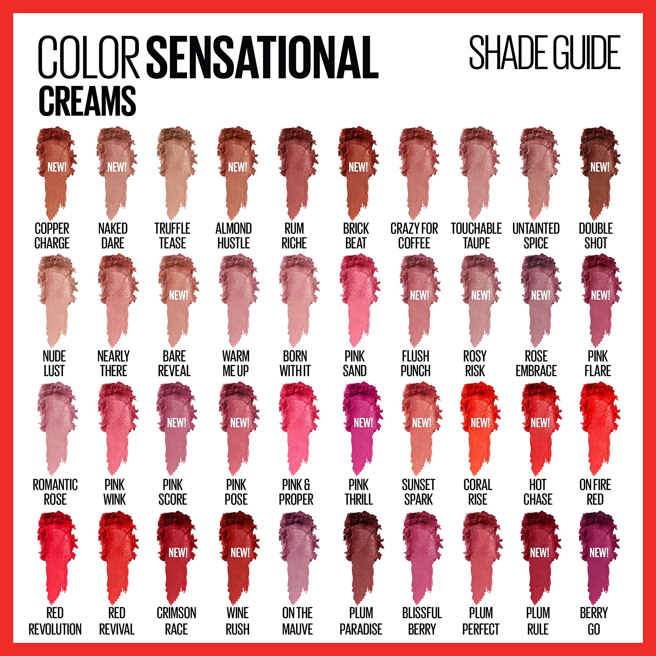 Foto 5 | Lápiz Labial Maybelline Color Sensational Cream Finish Nude - Venta Internacional.