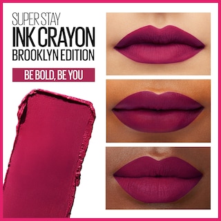 Foto 3 | Lápiz Labial Maybelline Super Stay Ink Crayon 120 Be Bold, Be You - Venta Internacional.
