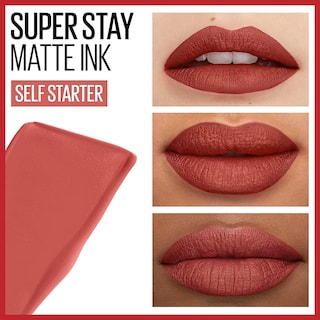 Foto 3 | Lápiz Labial Líquido Maybelline Super Stay Matte Ink Self-starter - Venta Internacional.