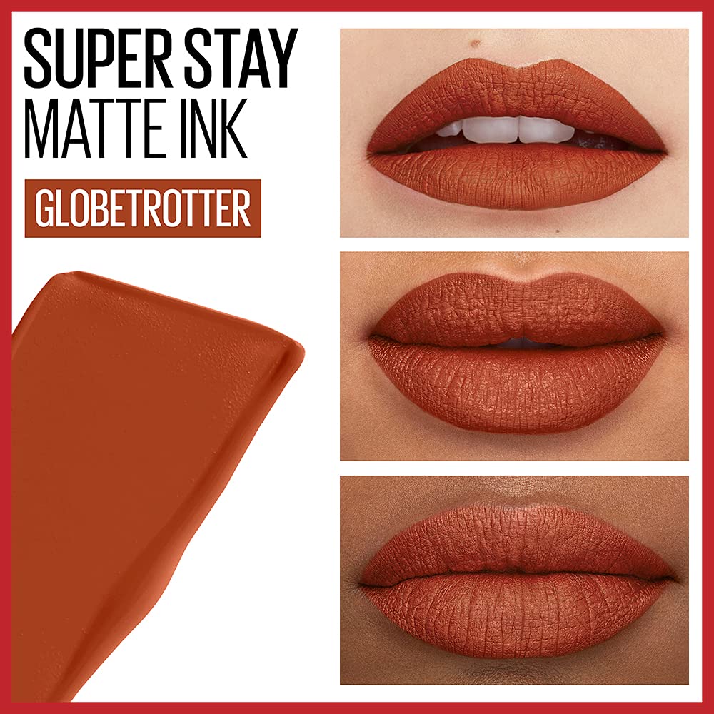 Foto 4 pulgar | Lápiz Labial Líquido Maybelline Super Stay Matte Ink Globetrotter - Venta Internacional.