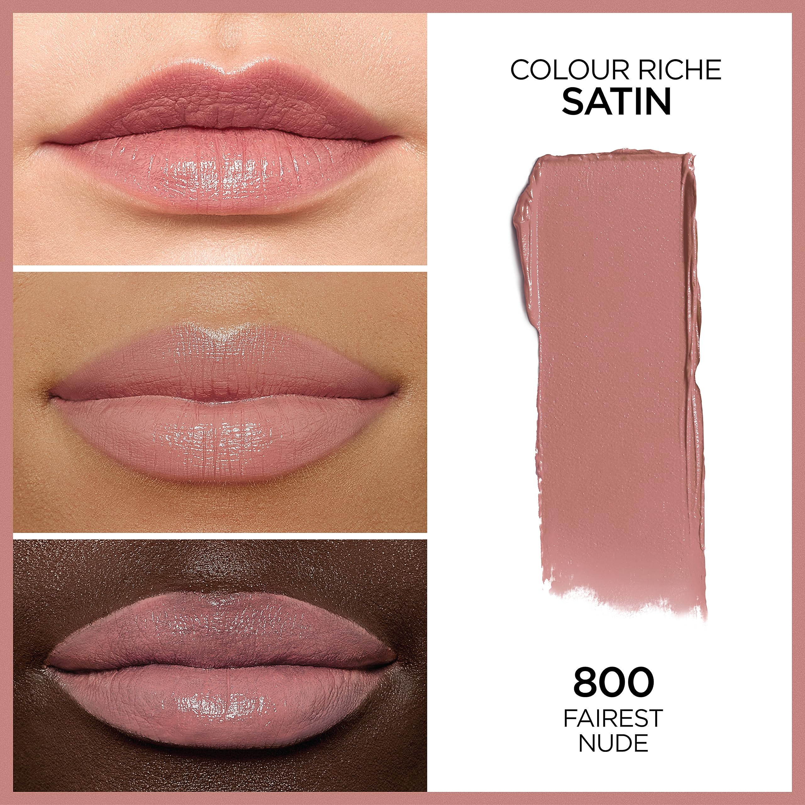 Foto 3 pulgar | Lápiz Labial L'oréal Paris Colour Riche Original Fairest Nude - Venta Internacional.