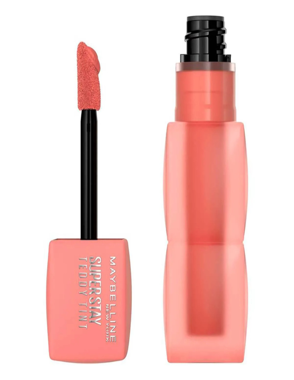 Foto 3 pulgar | Tinta De Labios Superstay Teddy Tint Maybelline +termo De Agua Güish