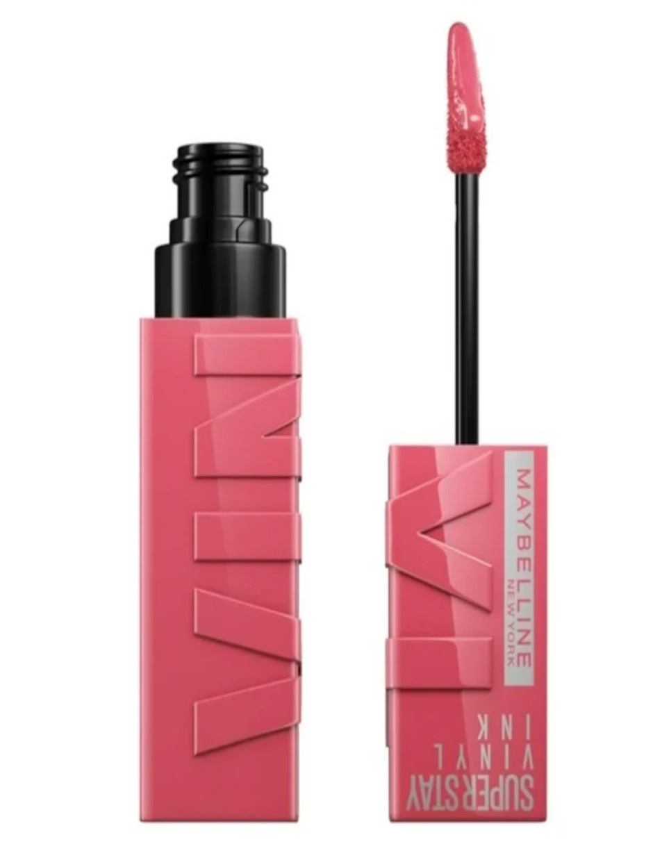 Foto 2 | Labial Líquido De Larga Duración, Superstay Tono 145 Rogue + Termo De Agua Güish