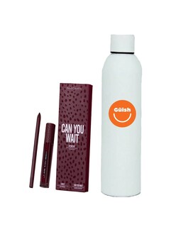 Foto 1 | Kit Labial Mate Beauty Creations Availabilippy + Delineador Color Can You Wait + Termo De Agua De Regalo Güish