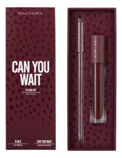 Foto 2 | Kit Labial Mate Beauty Creations Availabilippy + Delineador Color Can You Wait + Termo De Agua De Regalo Güish