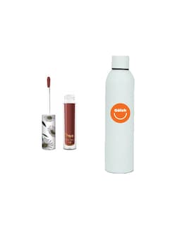 Foto 1 | Labial Líquido Soft Margarita De Yuya + Termo De Regalo Güish