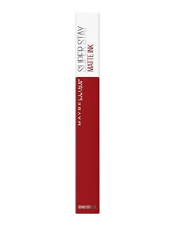 Foto 2 | Labial Líquido Maybelline Super Stay Matte Color Exhilarator + Termo De Agua De Regalo Güish