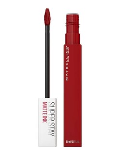 Foto 3 | Labial Líquido Maybelline Super Stay Matte Color Exhilarator + Termo De Agua De Regalo Güish