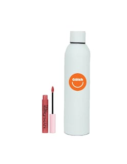 Foto 1 | Labial Líquido Nyx Lingerie Xxl Matte Color Xxpose Me + Termo De Agua De Regalo Güish