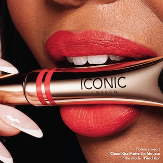 Foto 6 | Mousse Mate Para Labios Iconic London Cloud Kiss Fired Up - Venta Internacional.