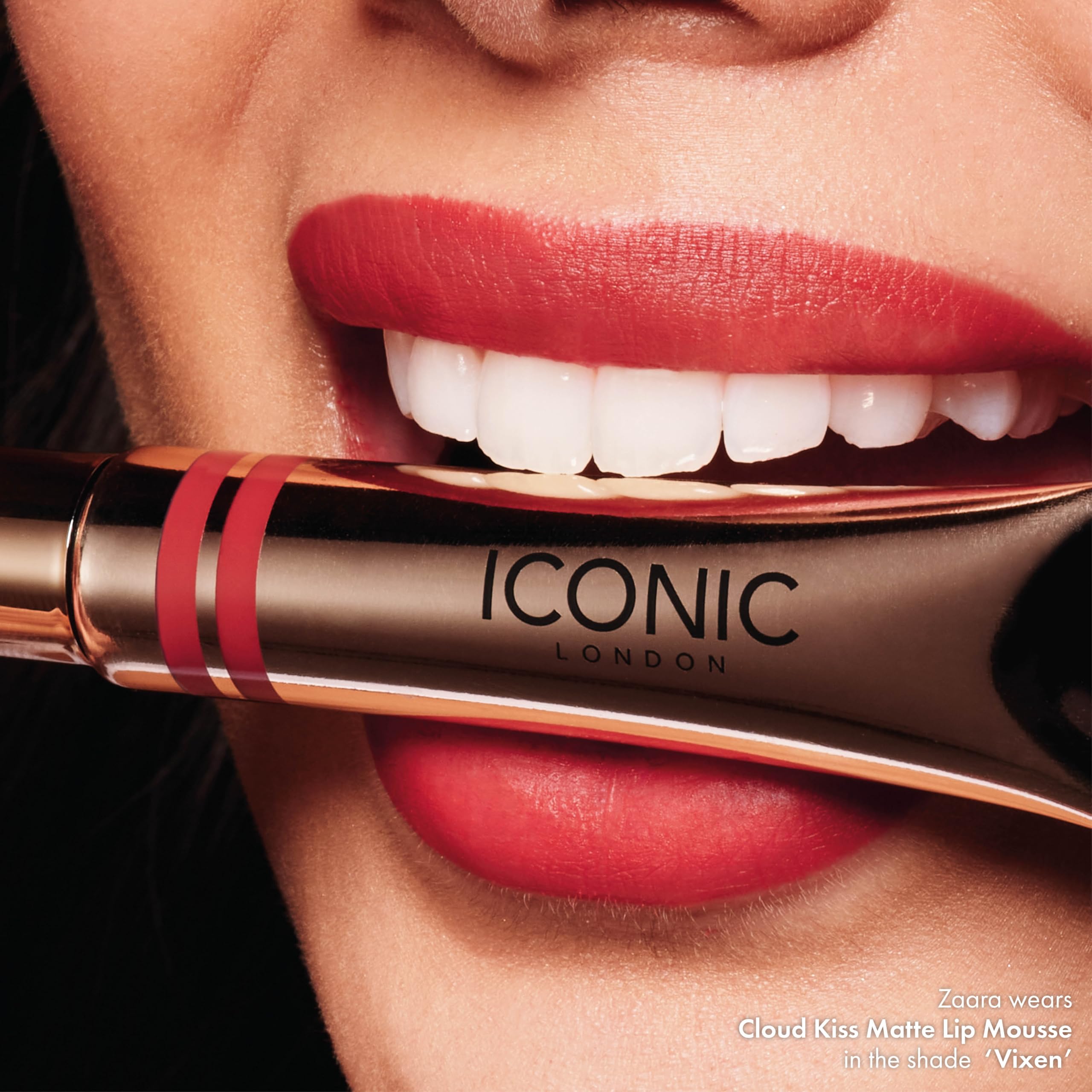 Foto 7 pulgar | Mousse Para Labios Iconic London Cloud Kiss Matte Vegan Vixen - Venta Internacional.