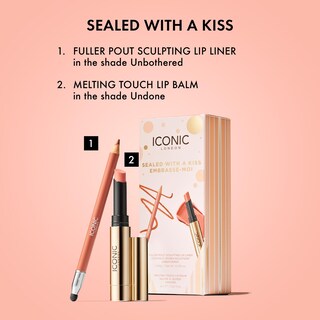 Foto 3 | Set De Regalo Iconic London Sellado Con Un Beso Con Bálsamo Labial - Venta Internacional.