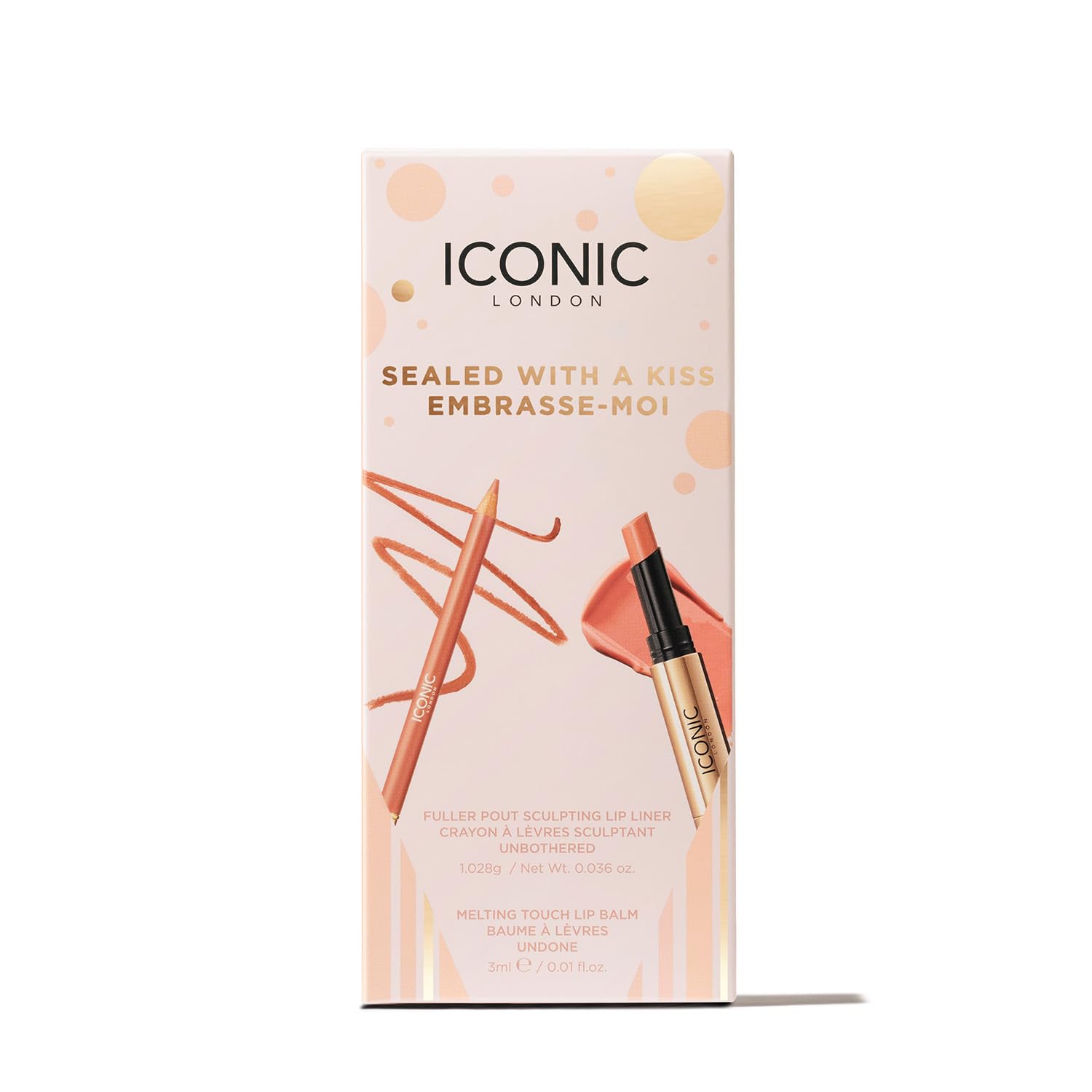 Foto 5 | Set De Regalo Iconic London Sellado Con Un Beso Con Bálsamo Labial - Venta Internacional.