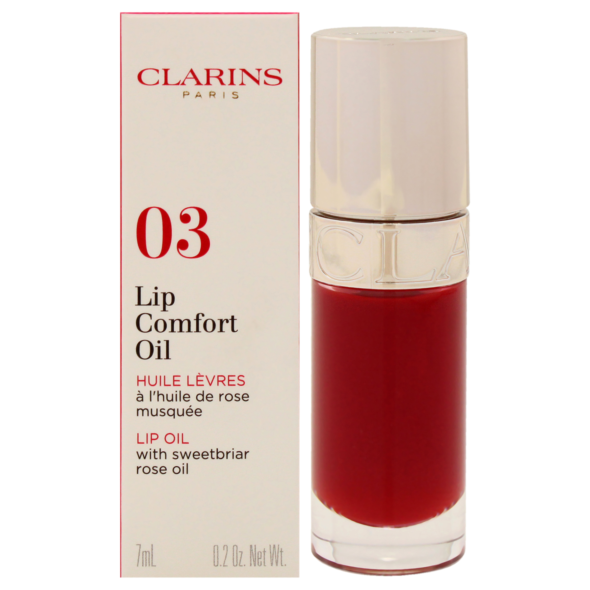 Aceite Labial Clarins Lip Comfort Oil-03 Cherry Para Mujer, 6 Ml - Venta Internacional.