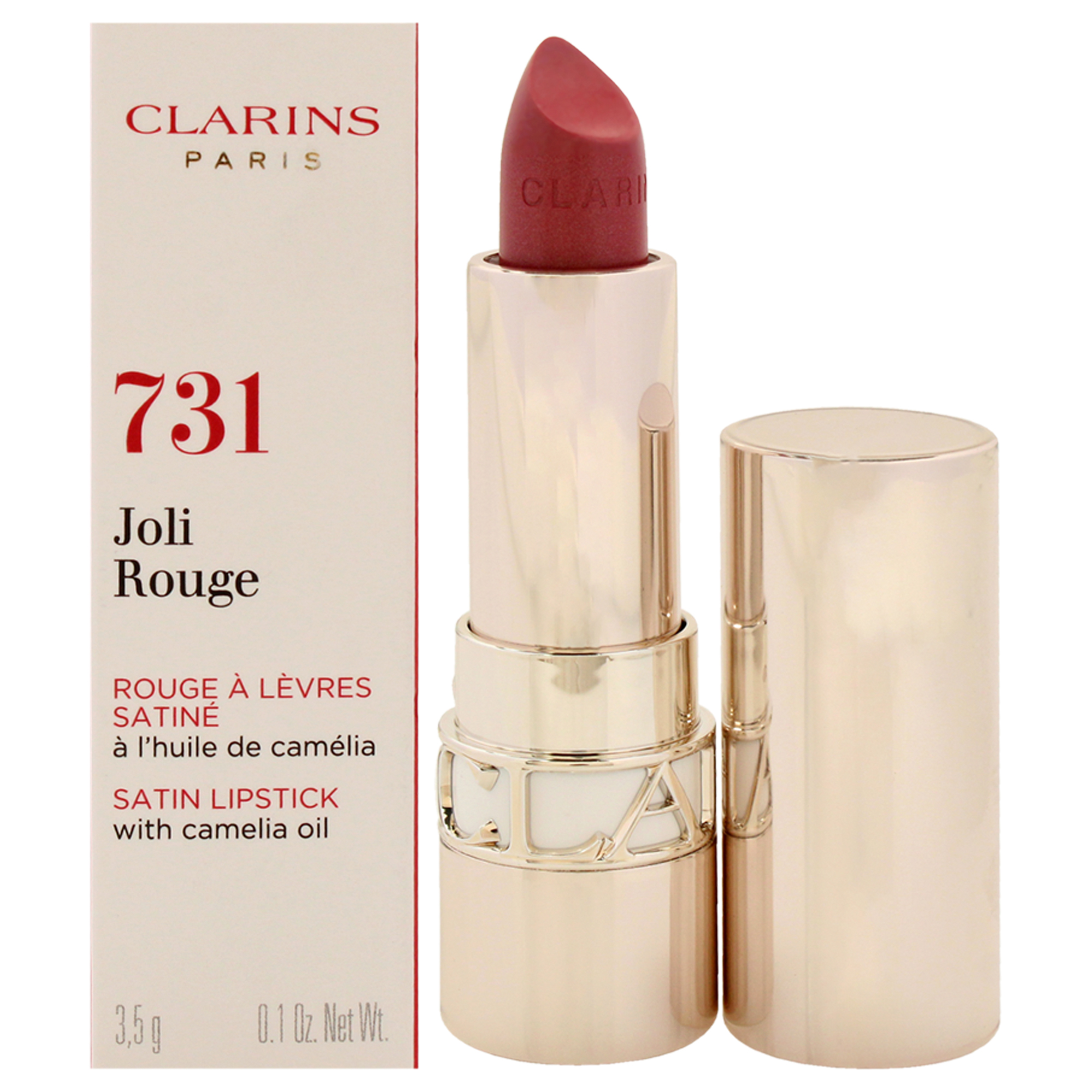 Lápiz Labial Clarins Joli Rose Berry 3ml Para Mujer - Venta Internacional.