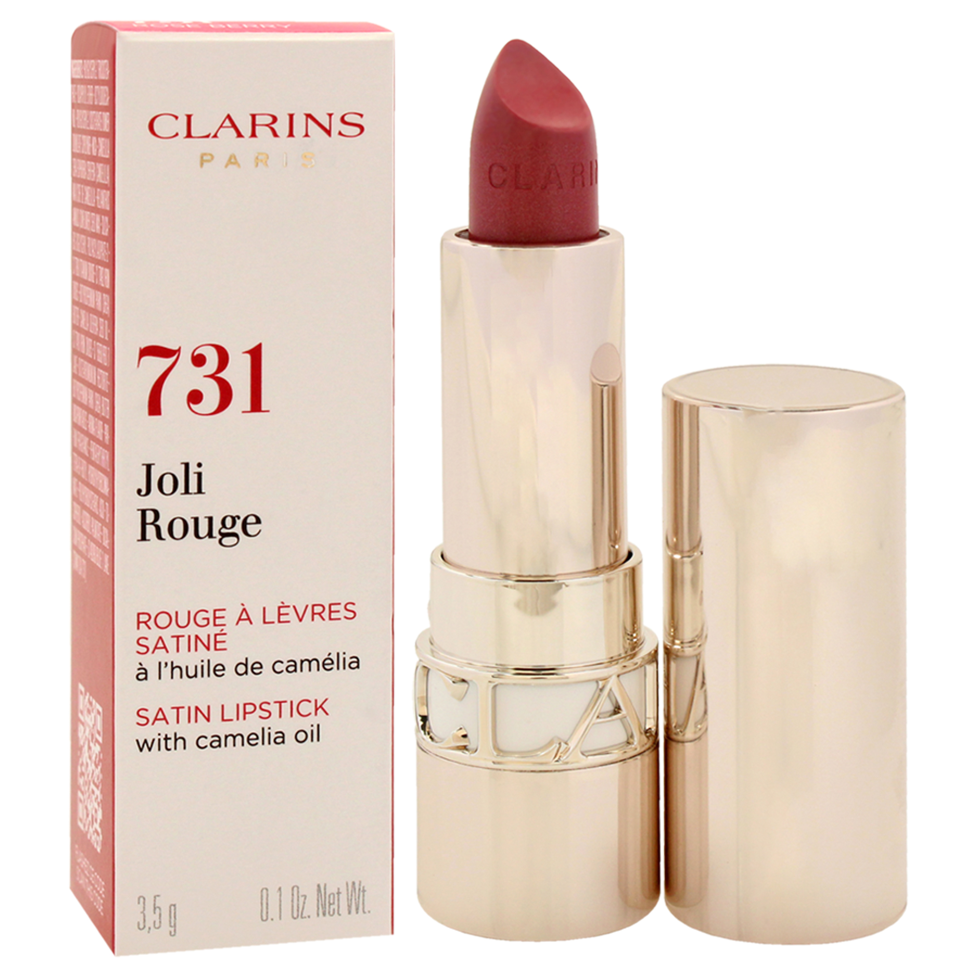 Foto 4 pulgar | Lápiz Labial Clarins Joli Rose Berry 3ml Para Mujer - Venta Internacional.