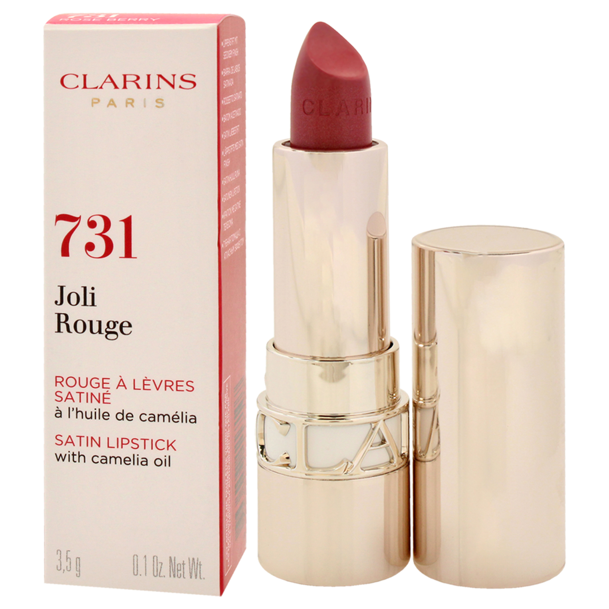 Foto 5 pulgar | Lápiz Labial Clarins Joli Rose Berry 3ml Para Mujer - Venta Internacional.