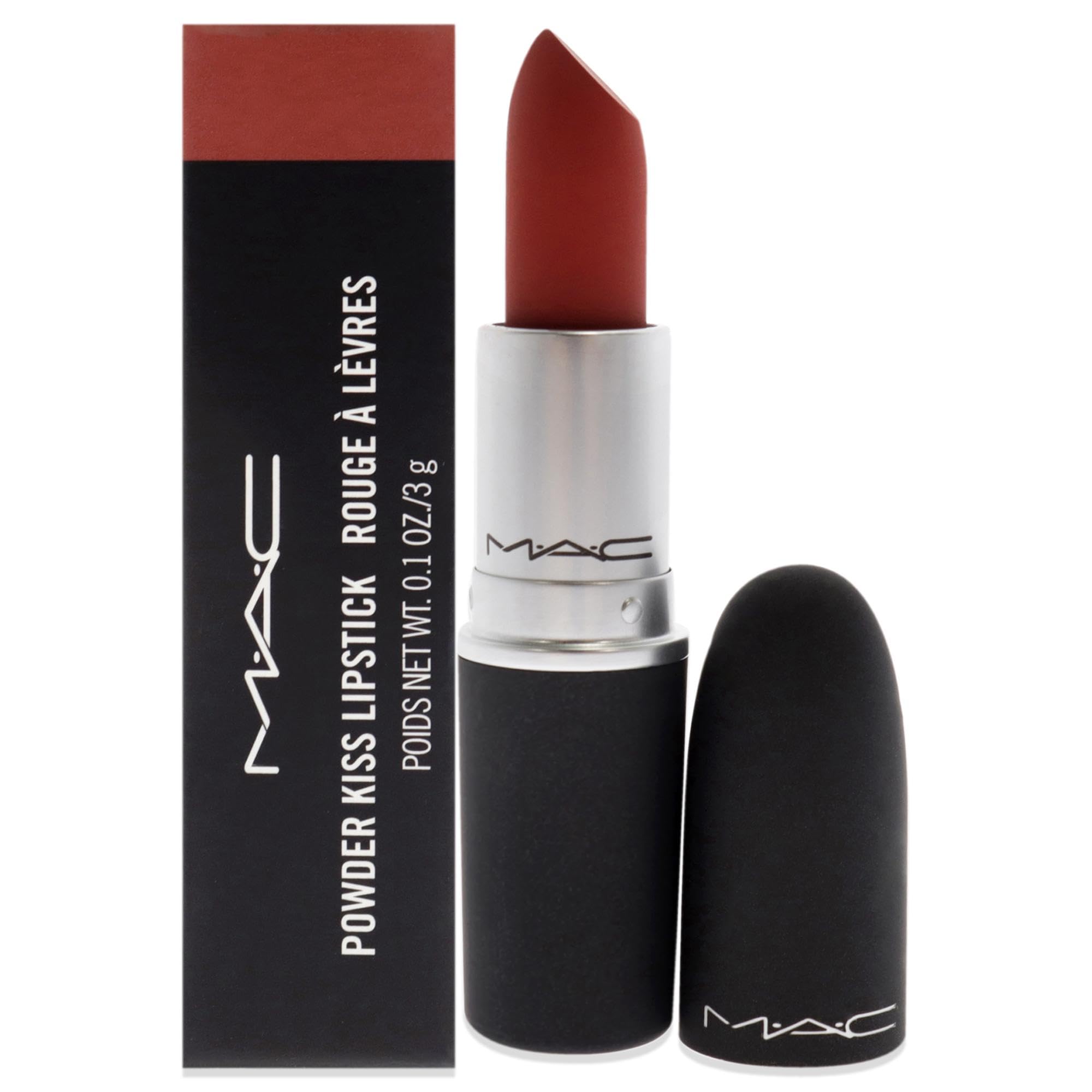 Lápiz Labial Mac Powder Kiss Devoted To Chili, 3 Ml, Para Mujer - Venta Internacional.