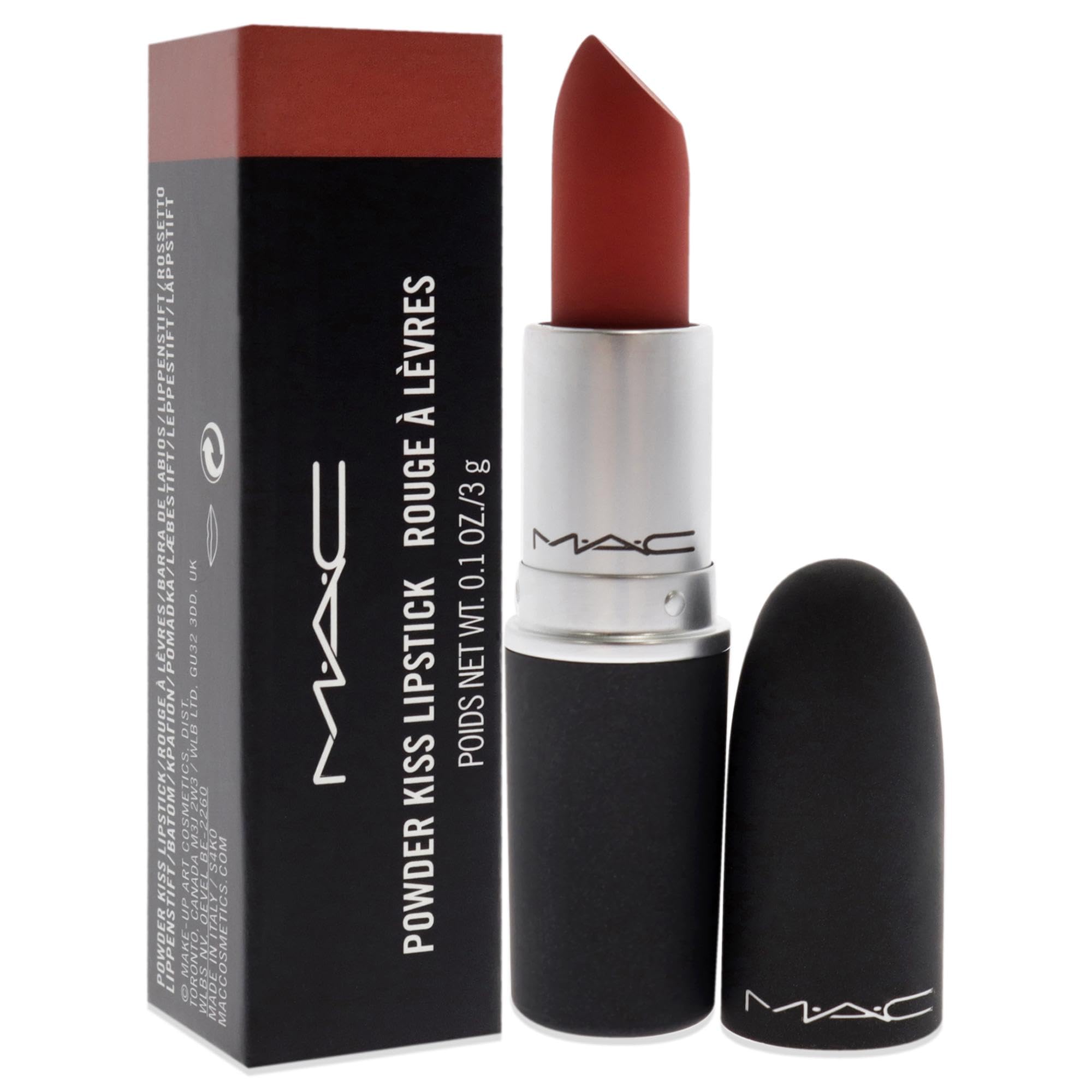 Foto 4 pulgar | Lápiz Labial Mac Powder Kiss Devoted To Chili, 3 Ml, Para Mujer - Venta Internacional.