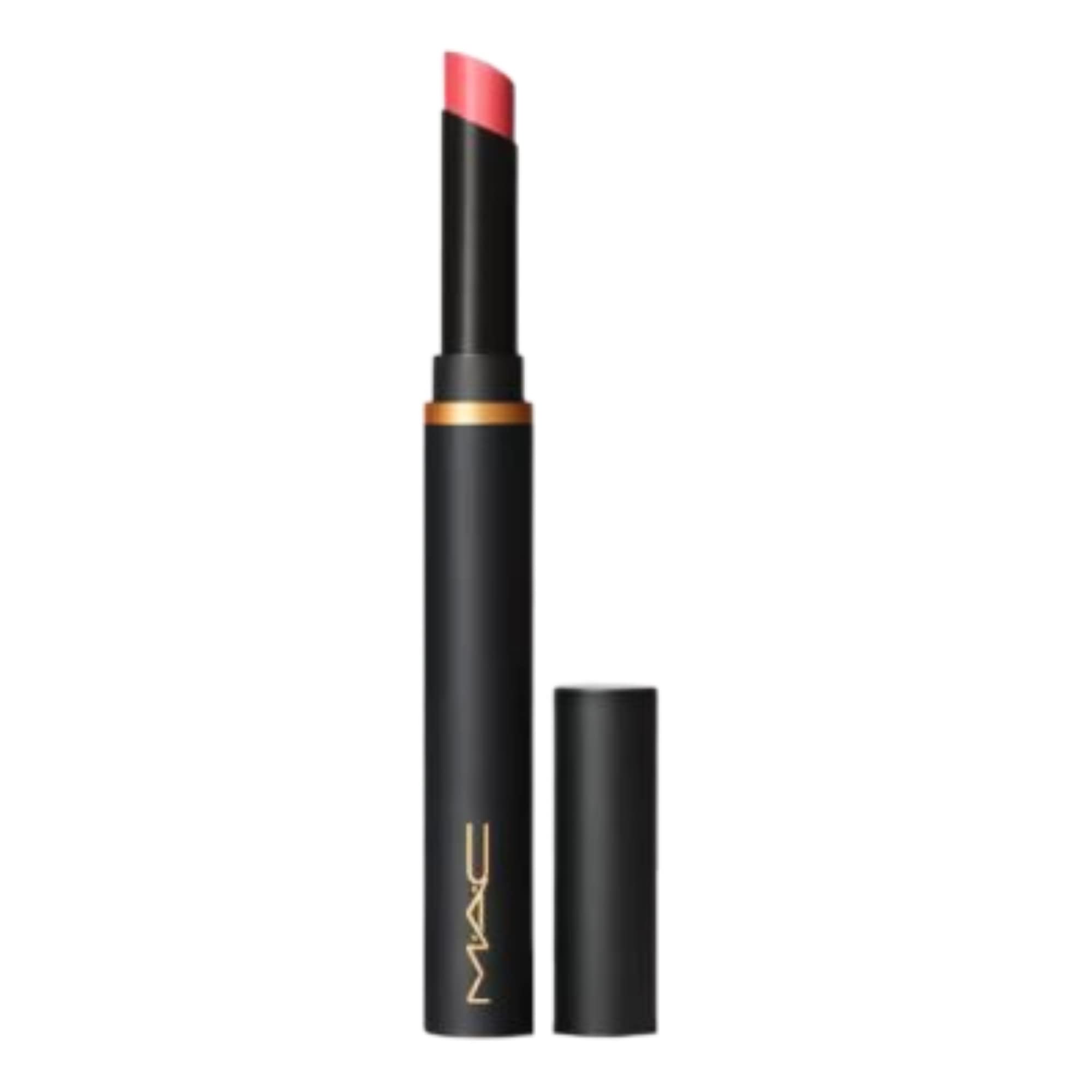 Lápiz Labial Mac Powder Kiss Velvet Blur Slim 898 Sheer Outrage - Venta Internacional.