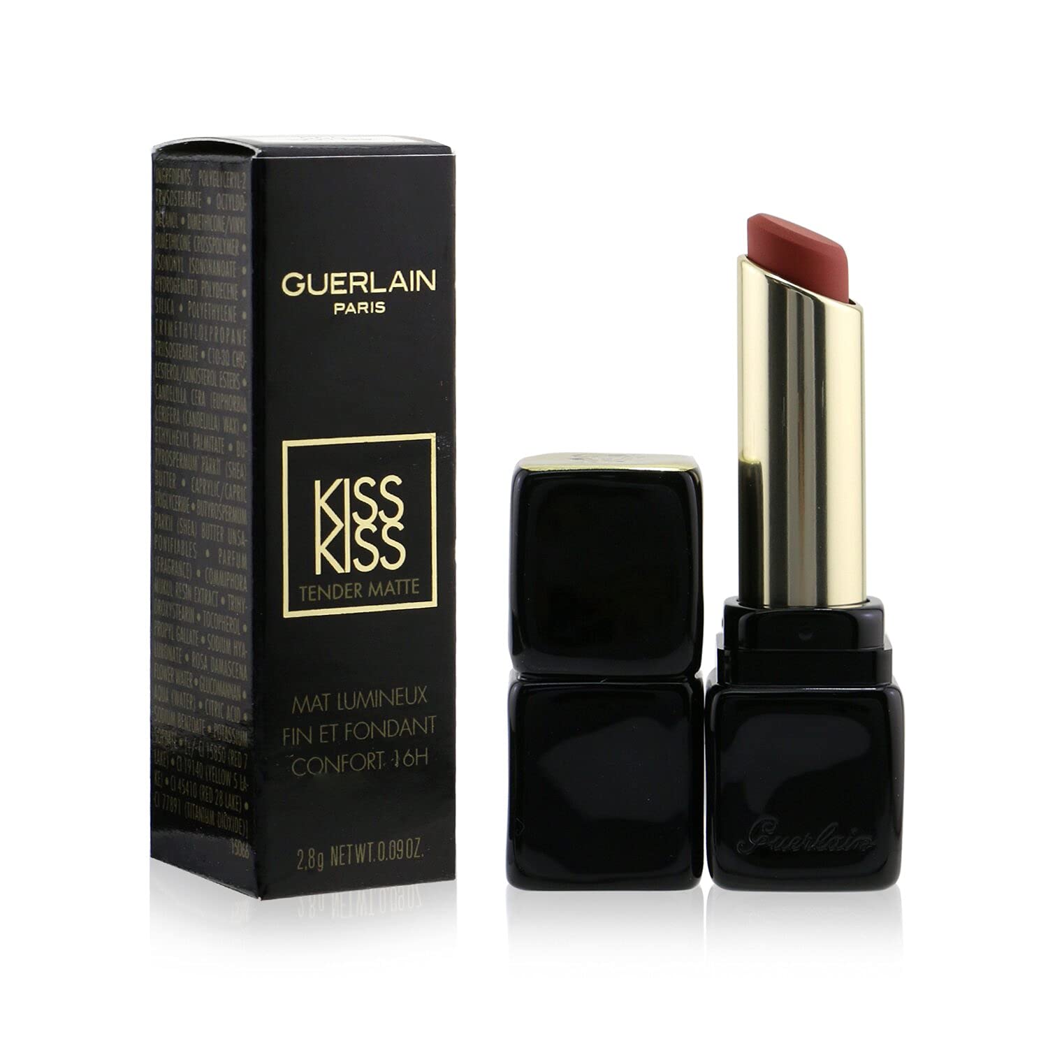 Foto 3 pulgar | Lápiz Labial Guerlain Kisskiss Tender Mat 770 Desire Red 2,8 G - Venta Internacional.