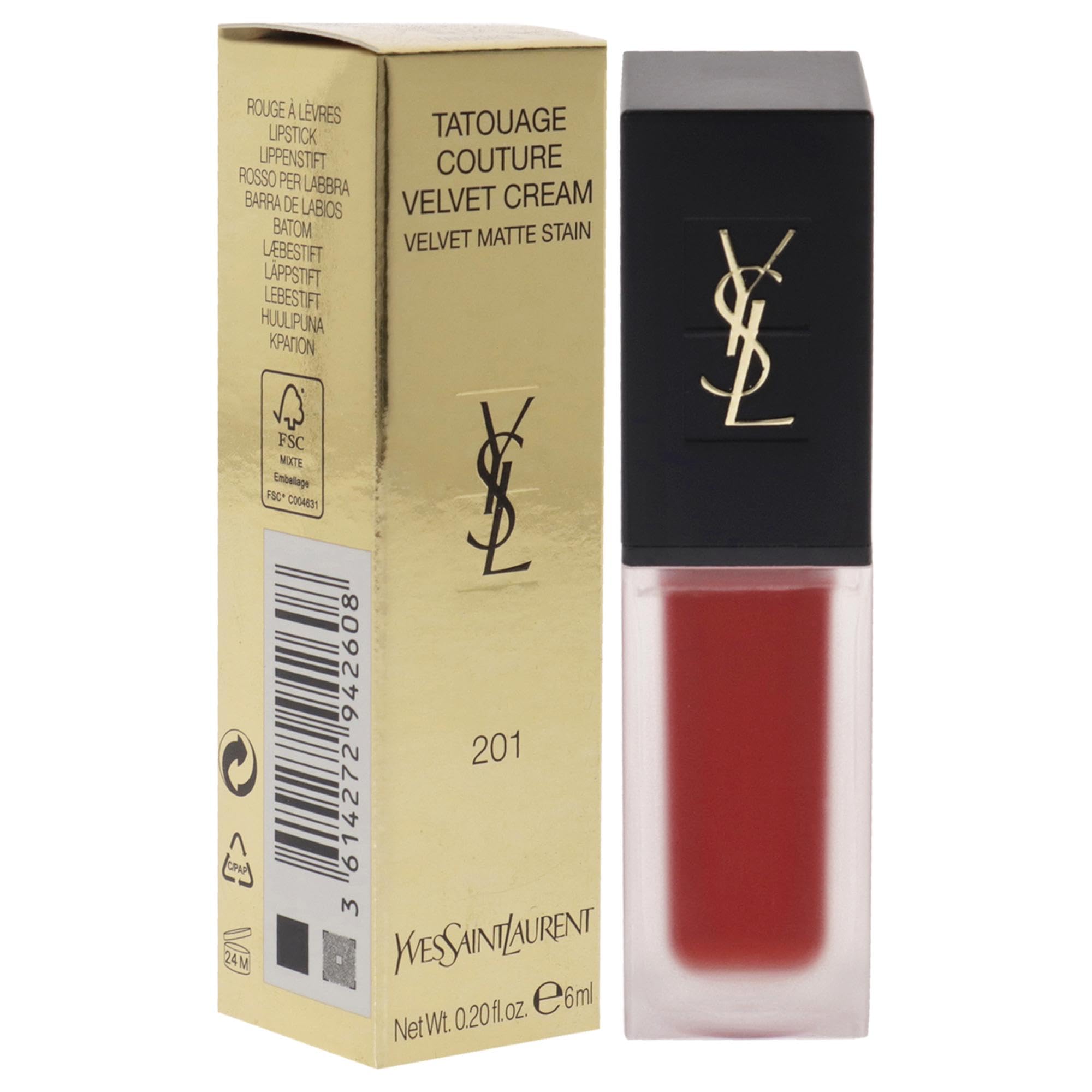Foto 4 pulgar | Barra De Labios Yves Saint Laurent Tatouage Couture Velvet 2016 Roug - Venta Internacional.
