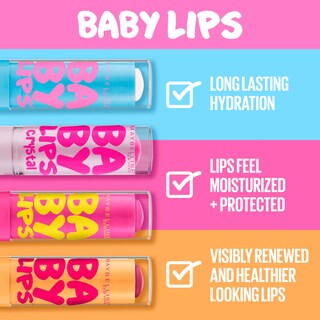 Foto 2 | Bálsamo Labial Maybelline New York Baby Lips Pink Punch 4,5 Ml - Venta Internacional.