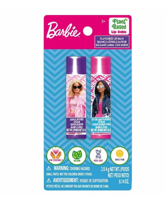 Foto 5 pulgar | Bálsamo Labial Townley Girl Barbie 2 Azul Arándano Y Algodón Rosa - Venta Internacional.