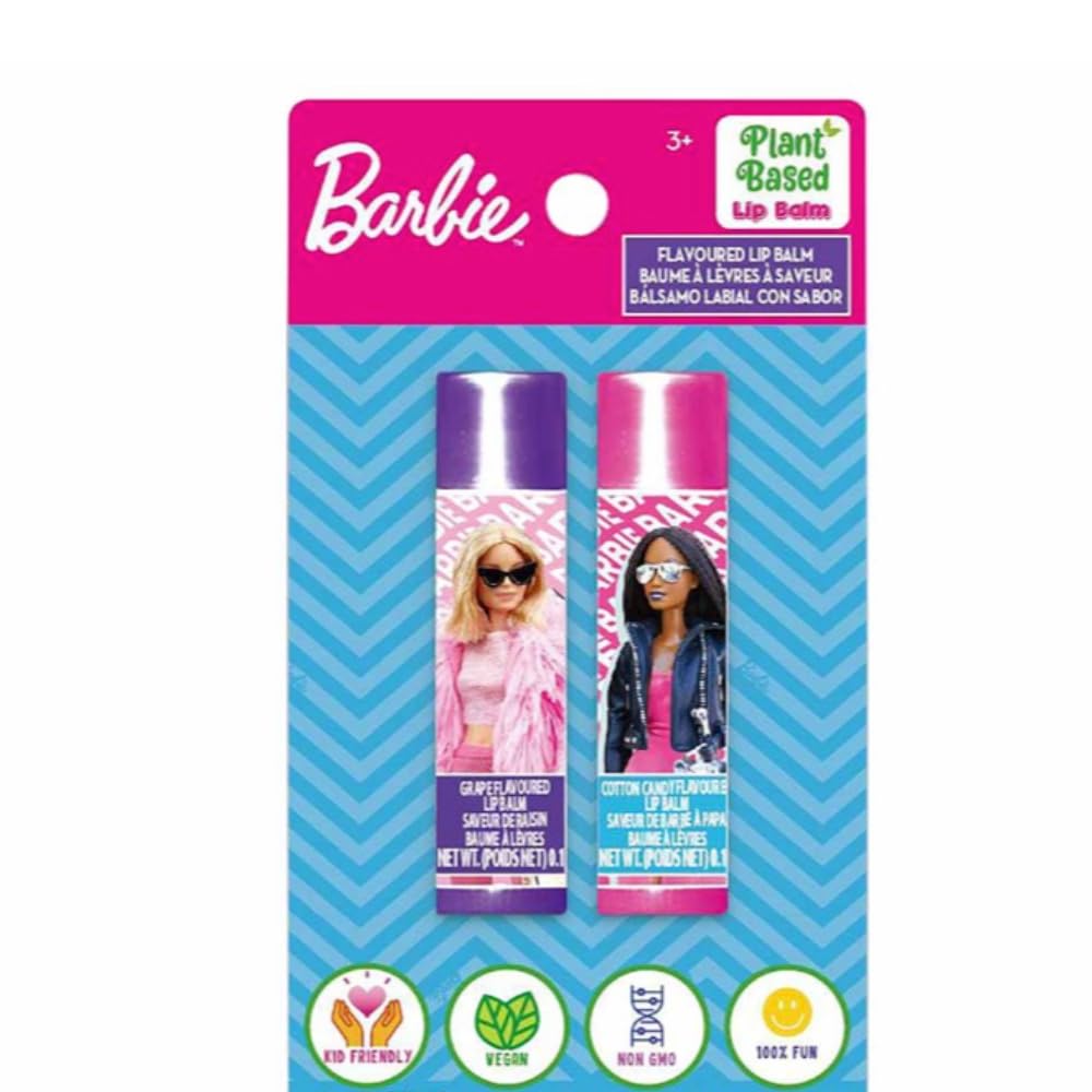 Foto 5 | Bálsamo Labial Townley Girl Barbie 2 Azul Arándano Y Algodón Rosa - Venta Internacional.