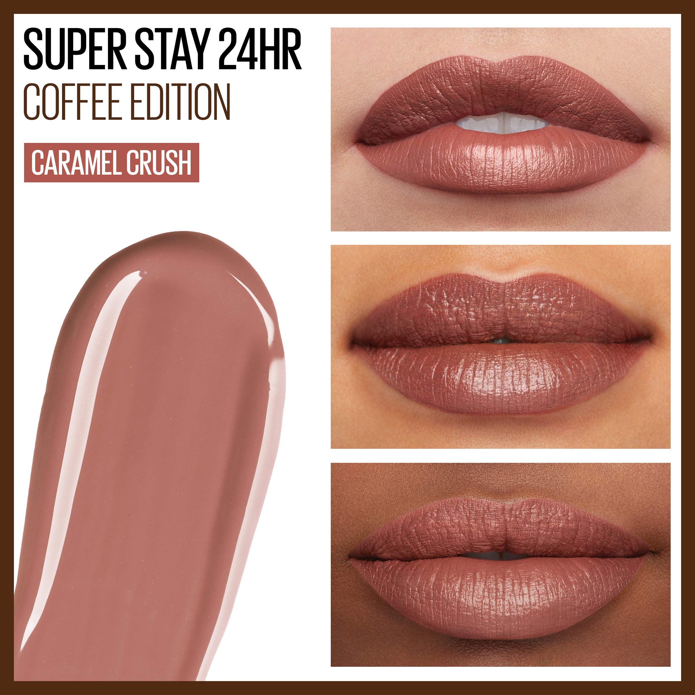 Foto 6 pulgar | Lápiz Labial Líquido Maybelline Superstay 24 Coffee Caramel Crush - Venta Internacional.