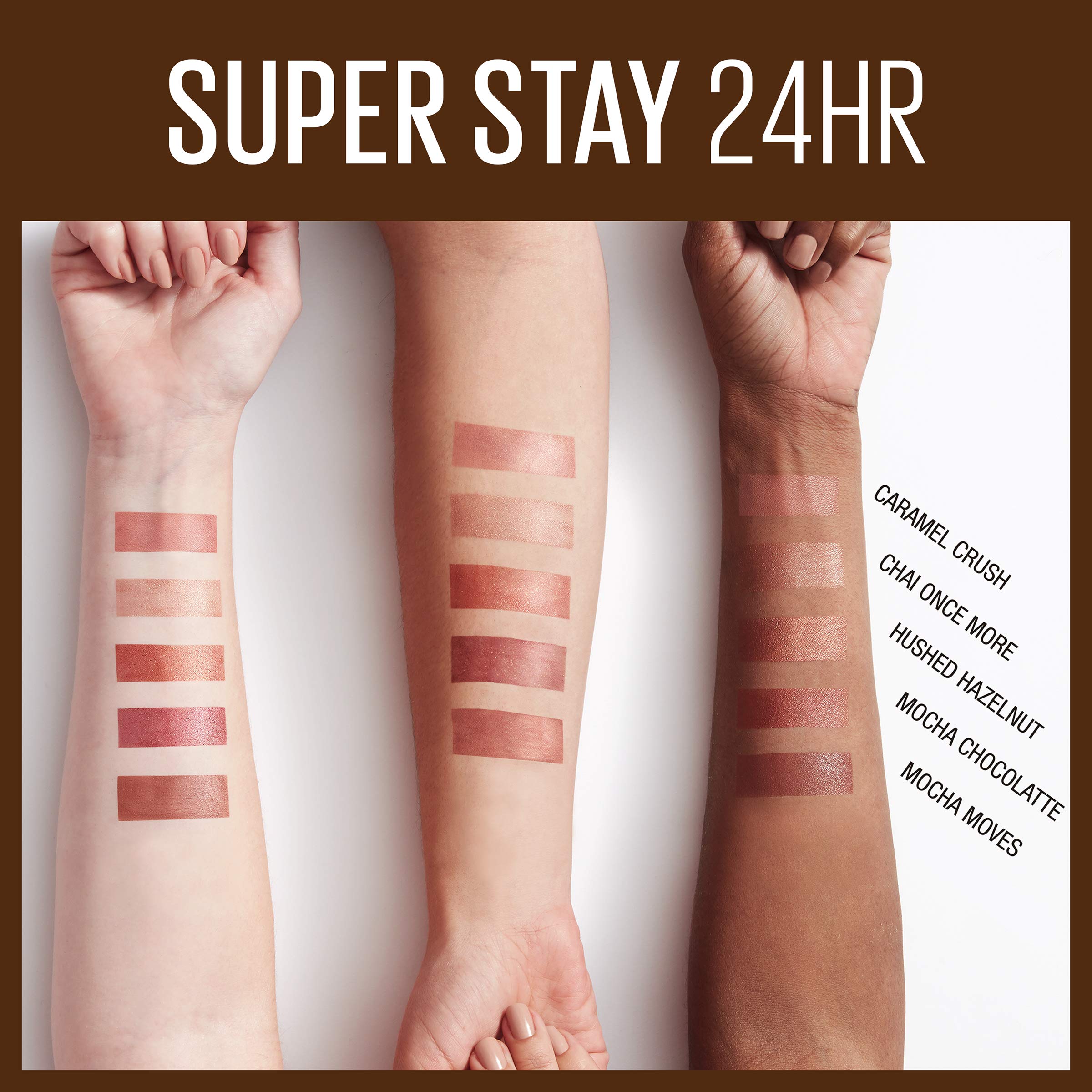 Foto 8 pulgar | Lápiz Labial Líquido Maybelline Superstay 24 Coffee Caramel Crush - Venta Internacional.