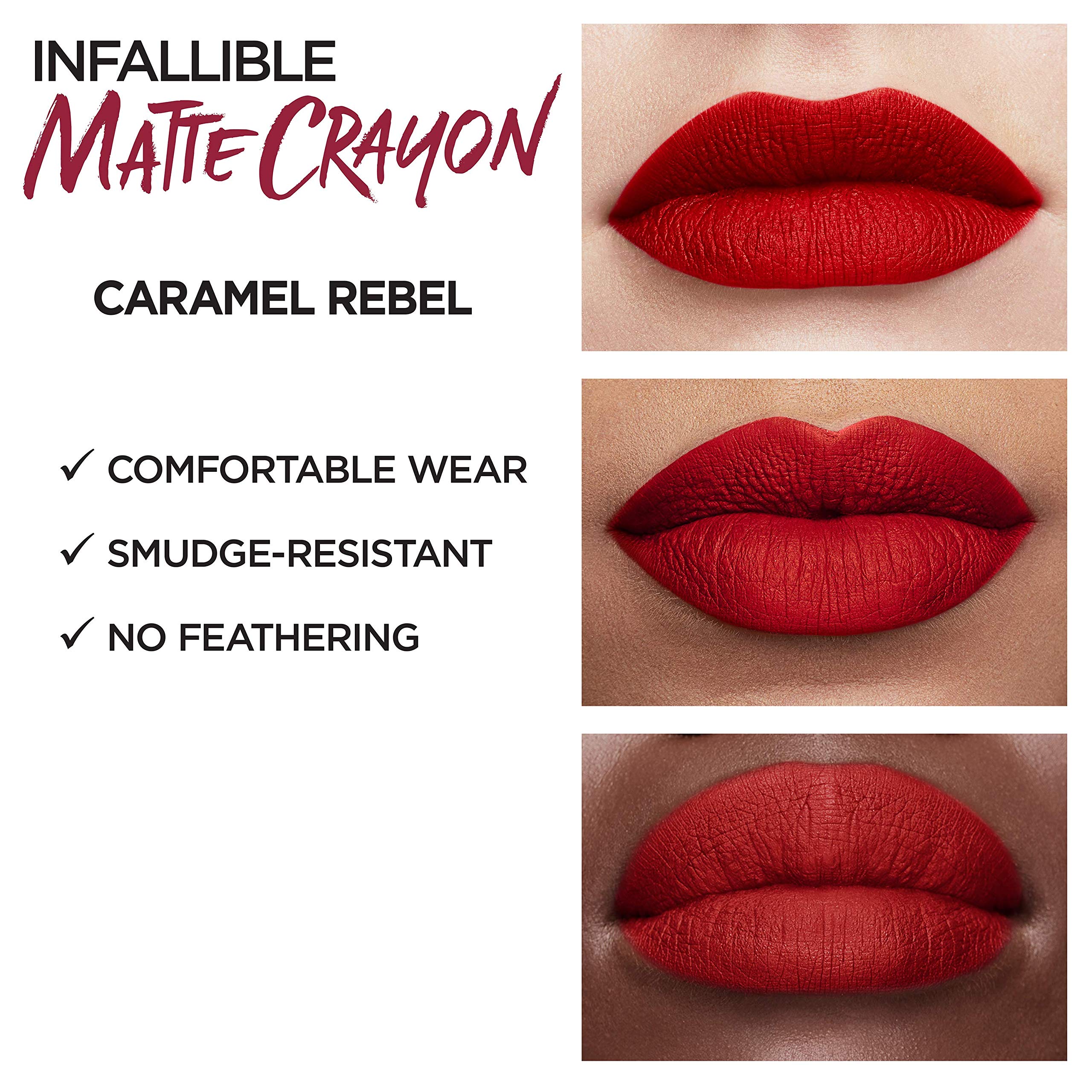 Foto 5 pulgar | Lápiz Labial L'oréal Paris Infallible Matte Caramel Rebel - Venta Internacional.