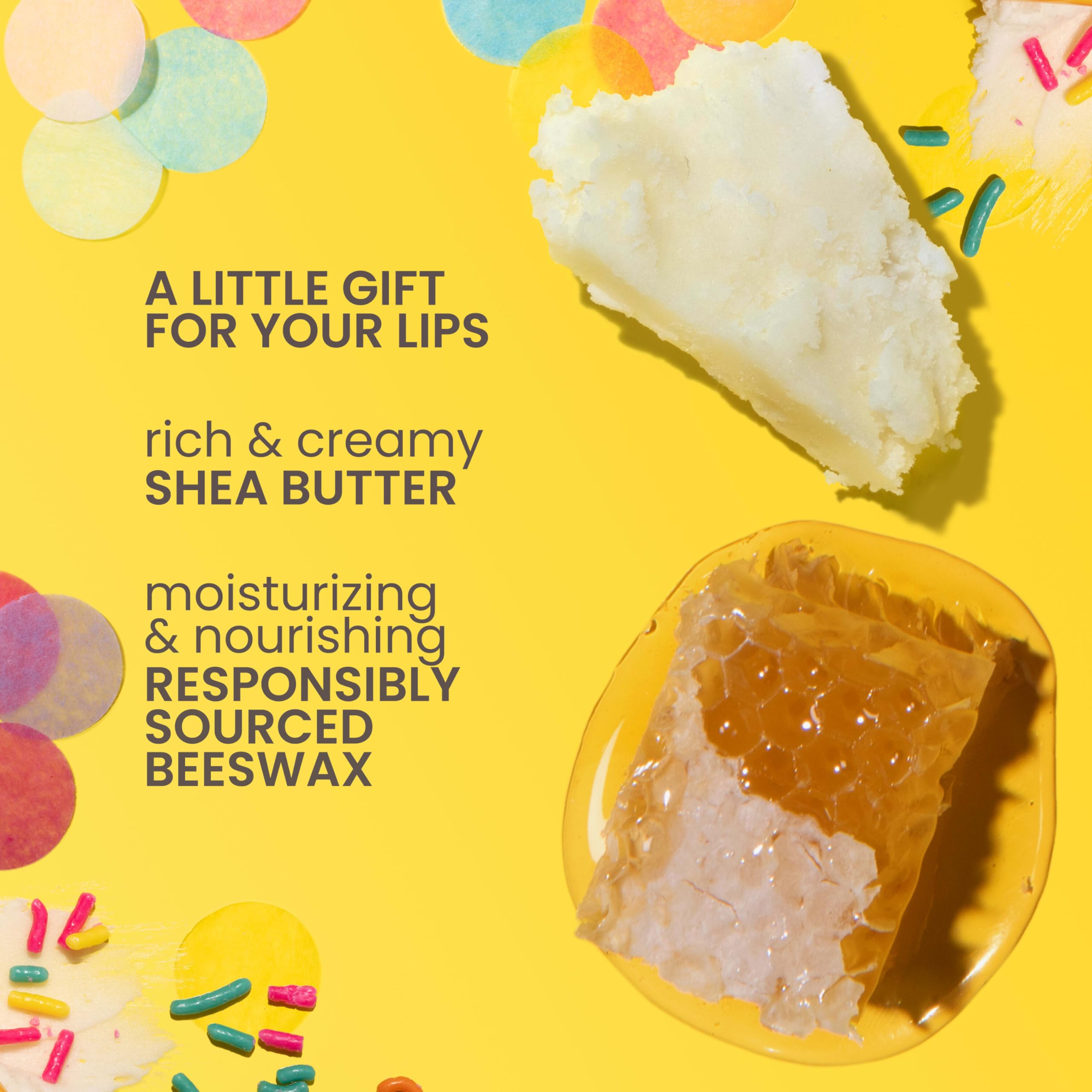 Foto 4 pulgar | Bálsamo Labial Burt's Bees Stocking Stuffers, Tarta De Cumpleaños, Paquete De 4 - Venta Internacional.