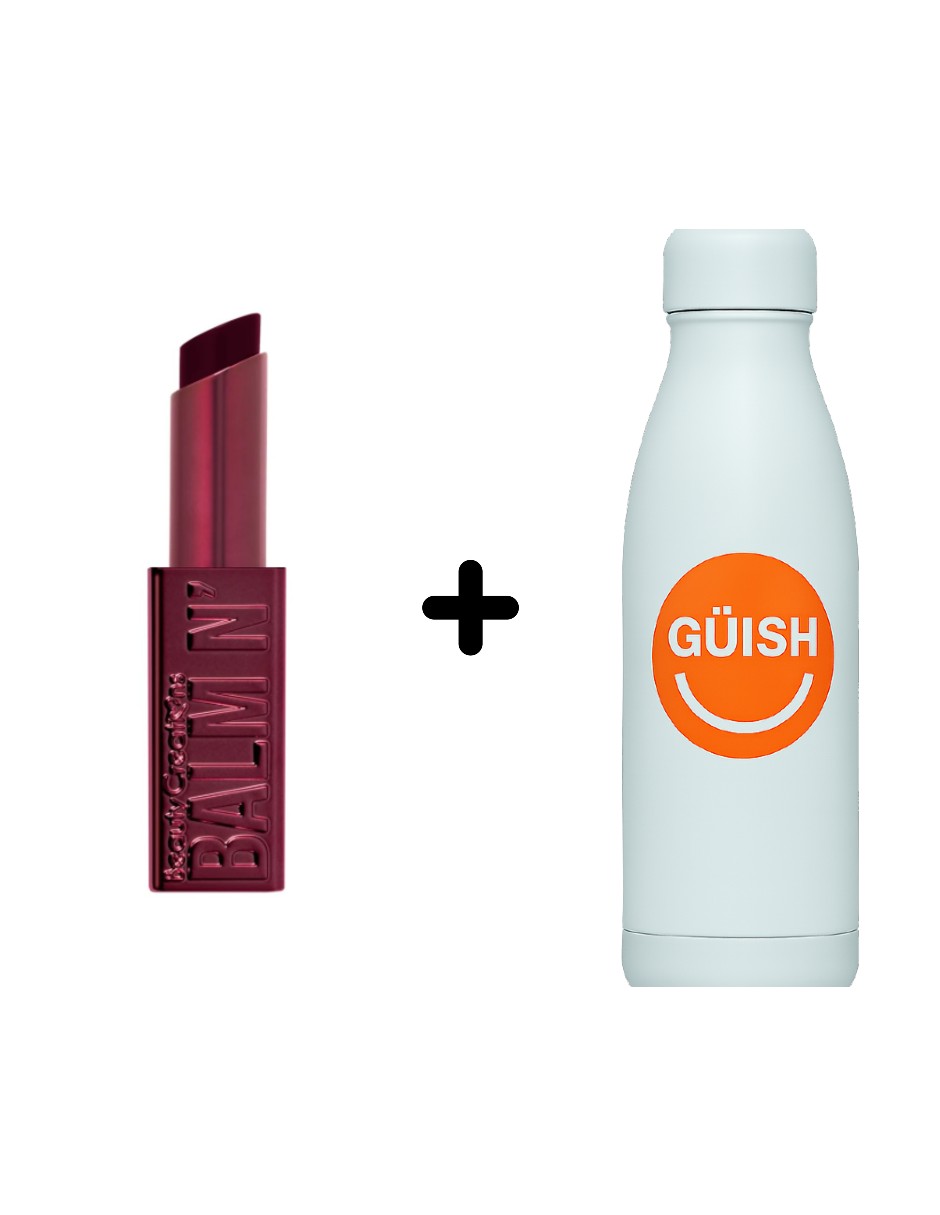 Foto 2 pulgar | Bálsamo Labial Hidratante Balm N' Cute Beauty Creations Cereza + Gratis Termo Güish De Regalo