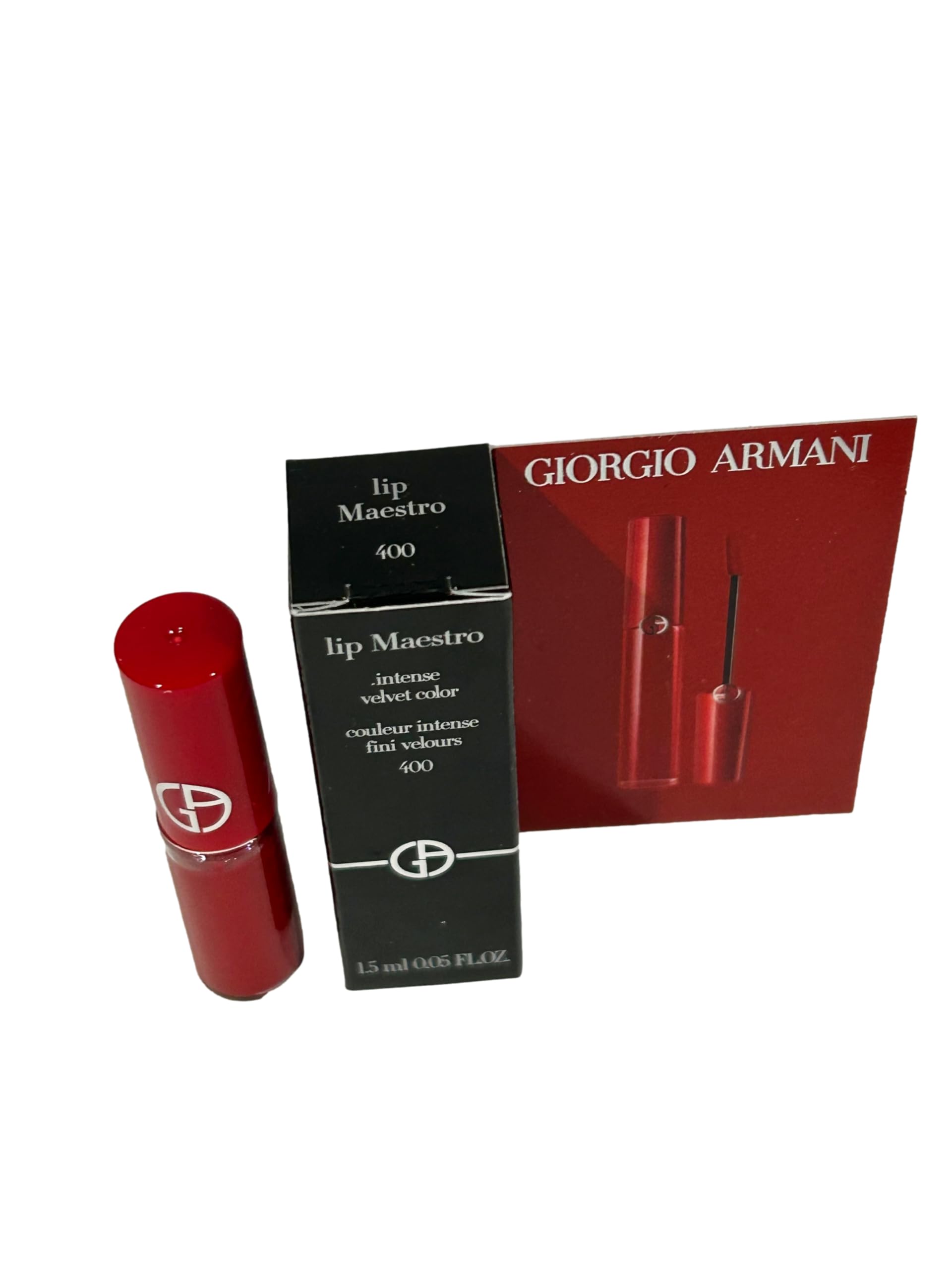 Foto 4 pulgar | Barra De Labios Giorgio Armani Lip Maestro Intense Velvet #400 1.5ml - Venta Internacional.